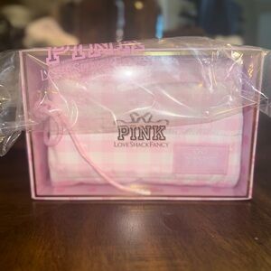 LoveShackFancy Pink Gingham Bag